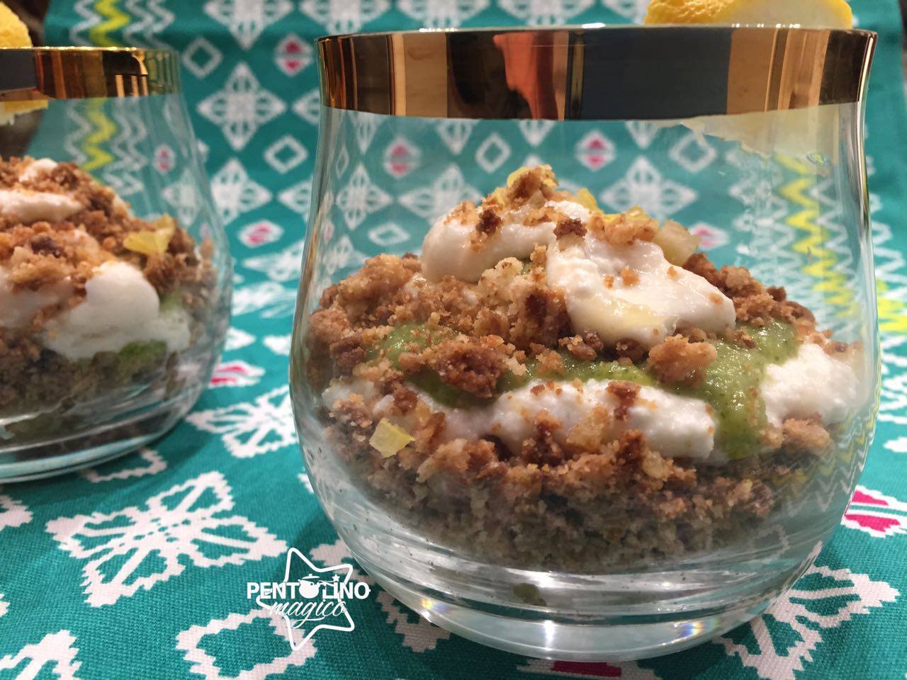dessert di zucchine,ricotta e marmellata di limoni